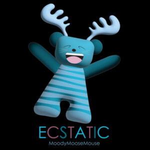 ECSTATIC - Back print - Maple Tee  Design