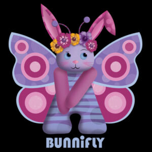 BUNNIFLY LILAC - Maple V-NeckTee Design