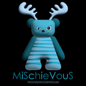 Mischievous -Maple V-Neck Tee Design