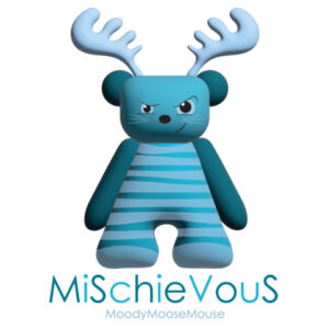 Mischievous -Staple V-Neck Tee Design