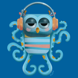 Mellow Octo-Owl - Youth Tee  Design