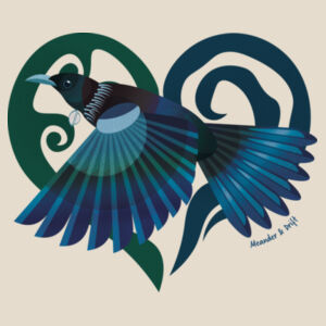 TŪĪ & HEART - Heavy Duty Canvas Tote Design