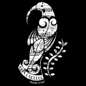 HUIA SONG: WHITE - Maple V-Neck Tee Design