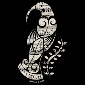 HUIA SONG: NATURAL - Maple V-Neck Tee Design