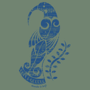 HUIA SONG: BLUE - Infant Bodysuit Design