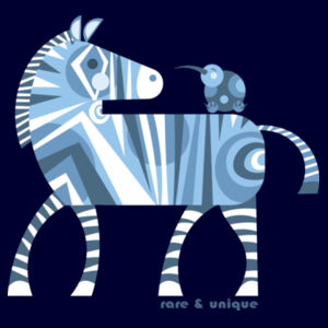 ZEBRA & KIWI BLUE - ORIGIN HOODIE  Design