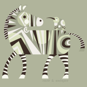 ZEBRA & KIWI GREEN - CLASSIC MINUS TEE Design