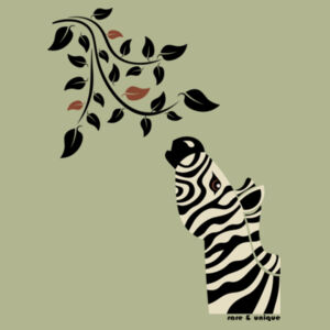 ZEBRA LEAVES -CLASSIC L/S TEE  Design