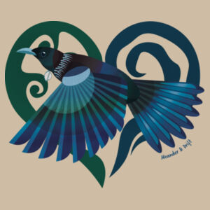 TŪĪ & HEART – CARRIER TOTE Design