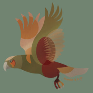KĀKĀ FLIGHT - MALI TEE Design