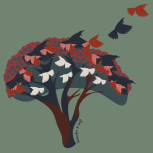 Tūī  swoop - MALI TEE Design