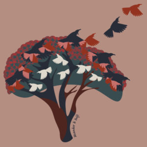 Tūī  swoop - MARTINA L/S TEE Design