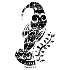 HUIA SONG BLACK - MALI  L/S TEE Design