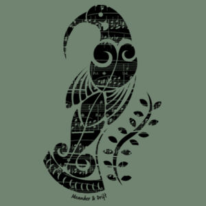 HUIA SONG BLACK - Youth Staple Tee Design