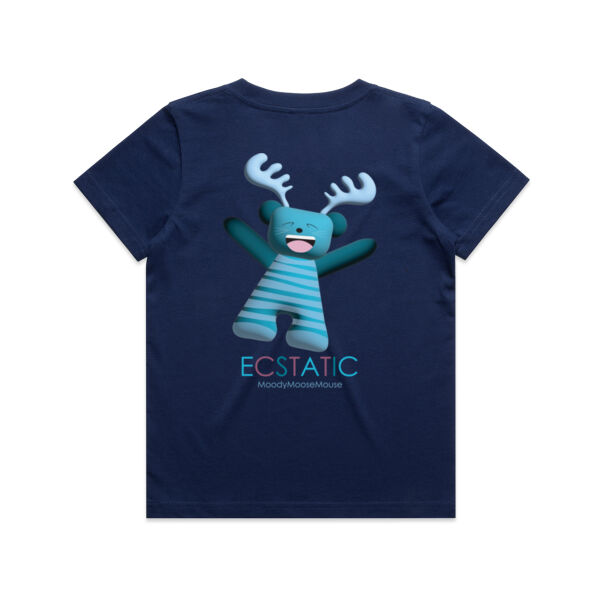 ECSTATIC - Back print - Youth Tee  Thumbnail