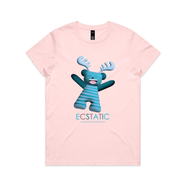 ECSTATIC - Front print - Maple Tee Thumbnail