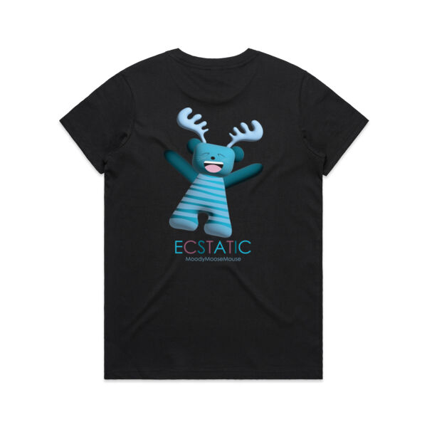 ECSTATIC - Back print - Maple Tee  Thumbnail
