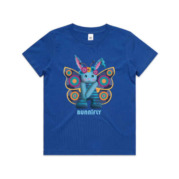 BUNNIFLY BLUE - Youth Tee  Thumbnail