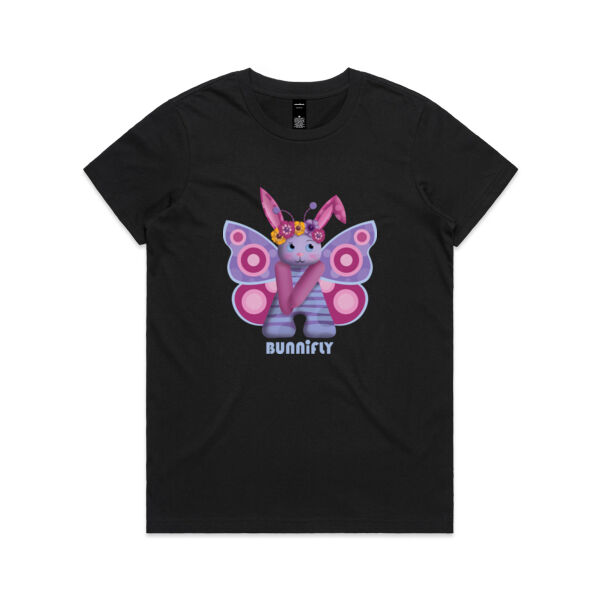 BUNNIFLY LILAC -Maple Tee  Thumbnail