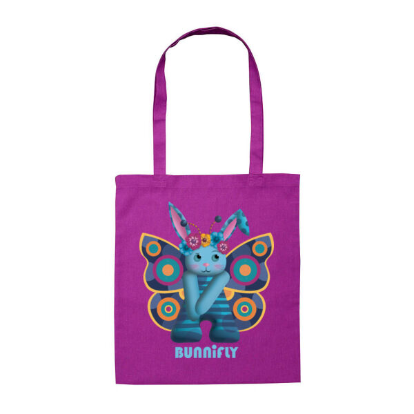 BUNNIFLY BLUE  - Cotton Tote Thumbnail