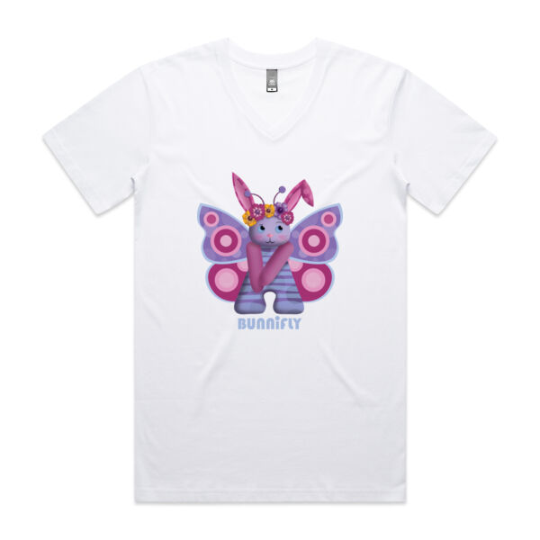 BUNNIFLY LILAC - Staple V-Neck Tee  Thumbnail