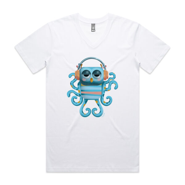 Mellow Octo-Owl -Staple V-Neck Tee  Thumbnail