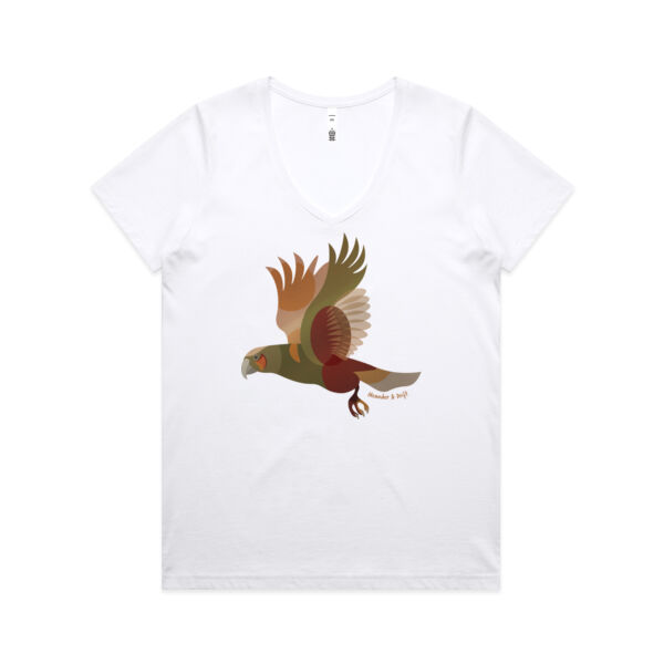 KĀKĀ - FLIGHT -Maple V-Neck Tee  Thumbnail