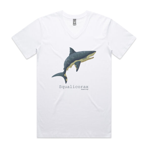 SQUALICORAX 3 - Staple V-Neck Tee Thumbnail