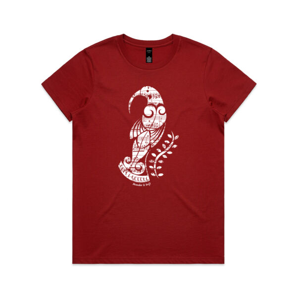 HUIA SONG: WHITE - Maple Tee  Thumbnail