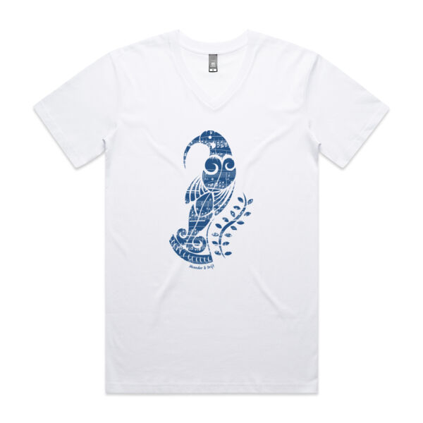 HUIA SONG: BLUE - Staple V-Neck Tee  Thumbnail