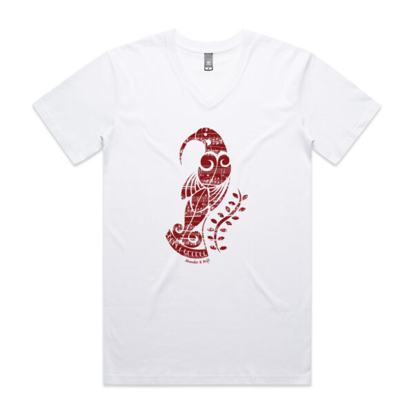 HUIA SONG: RED - Staple V-Neck Tee Thumbnail