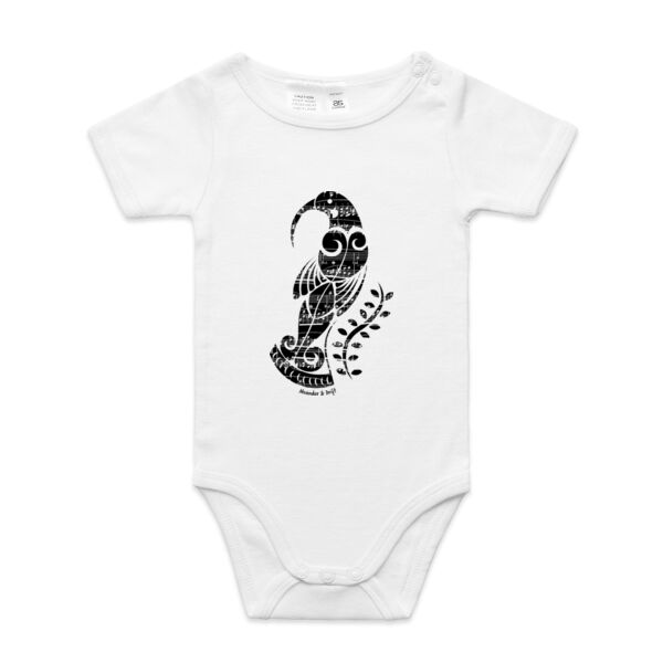 HUIA SONG: BLACK - Infant Bodysuit Thumbnail