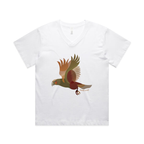 KĀKĀ  FLIGHT - MARTINA V-NECK TEE Thumbnail
