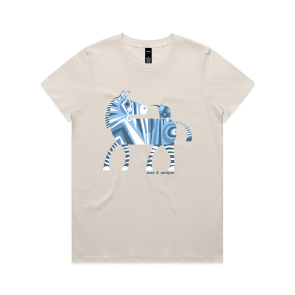 ZEBRA & KIWI BLUE - MAPLE TEE Thumbnail
