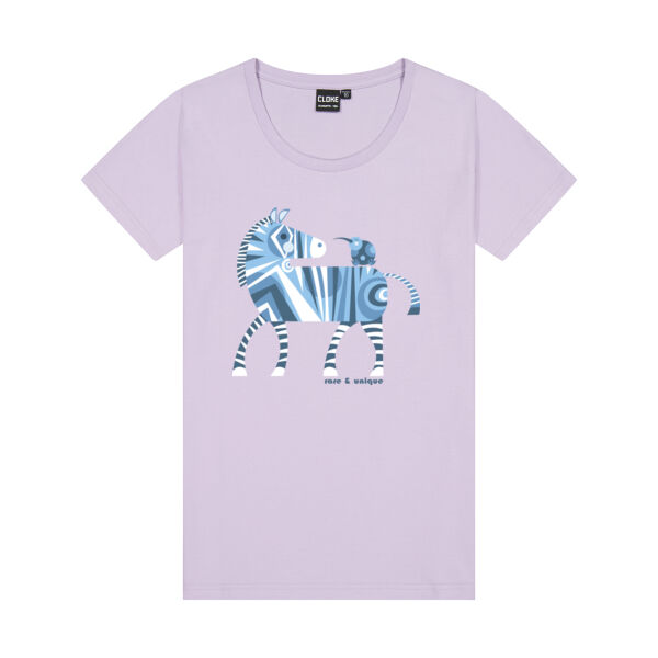 ZEBRA & KIWI BLUE - Silhouette Tee   Thumbnail