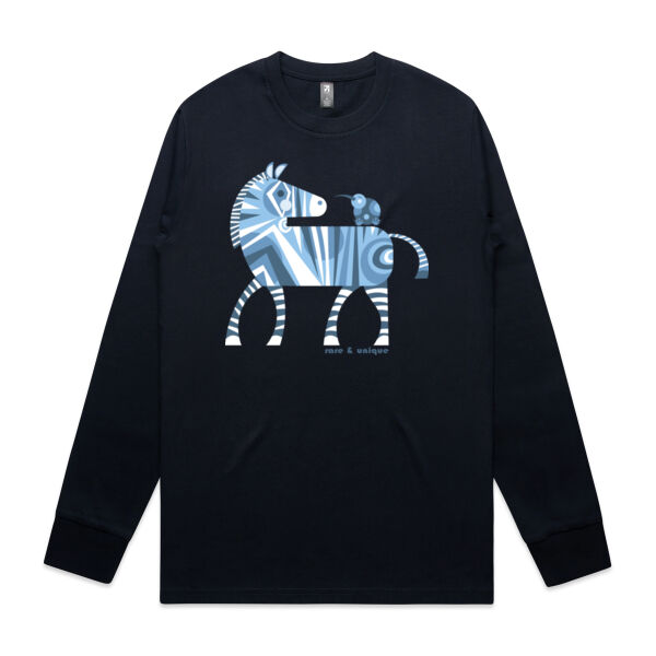 ZEBRA & KIWI GREEN - CLASSIC L/S TEE  Thumbnail