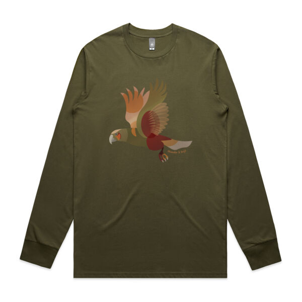 KĀKĀ FLIGHT - STAPLE L/S TEE  Thumbnail